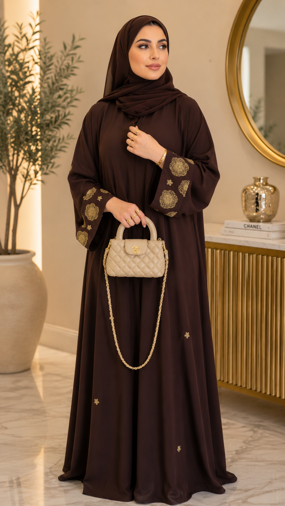 Premium Embroidered  Abaya