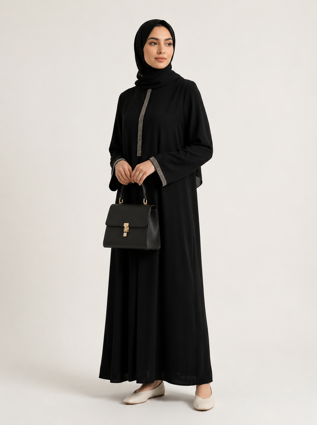 Luxury Cotton Modest Abaya