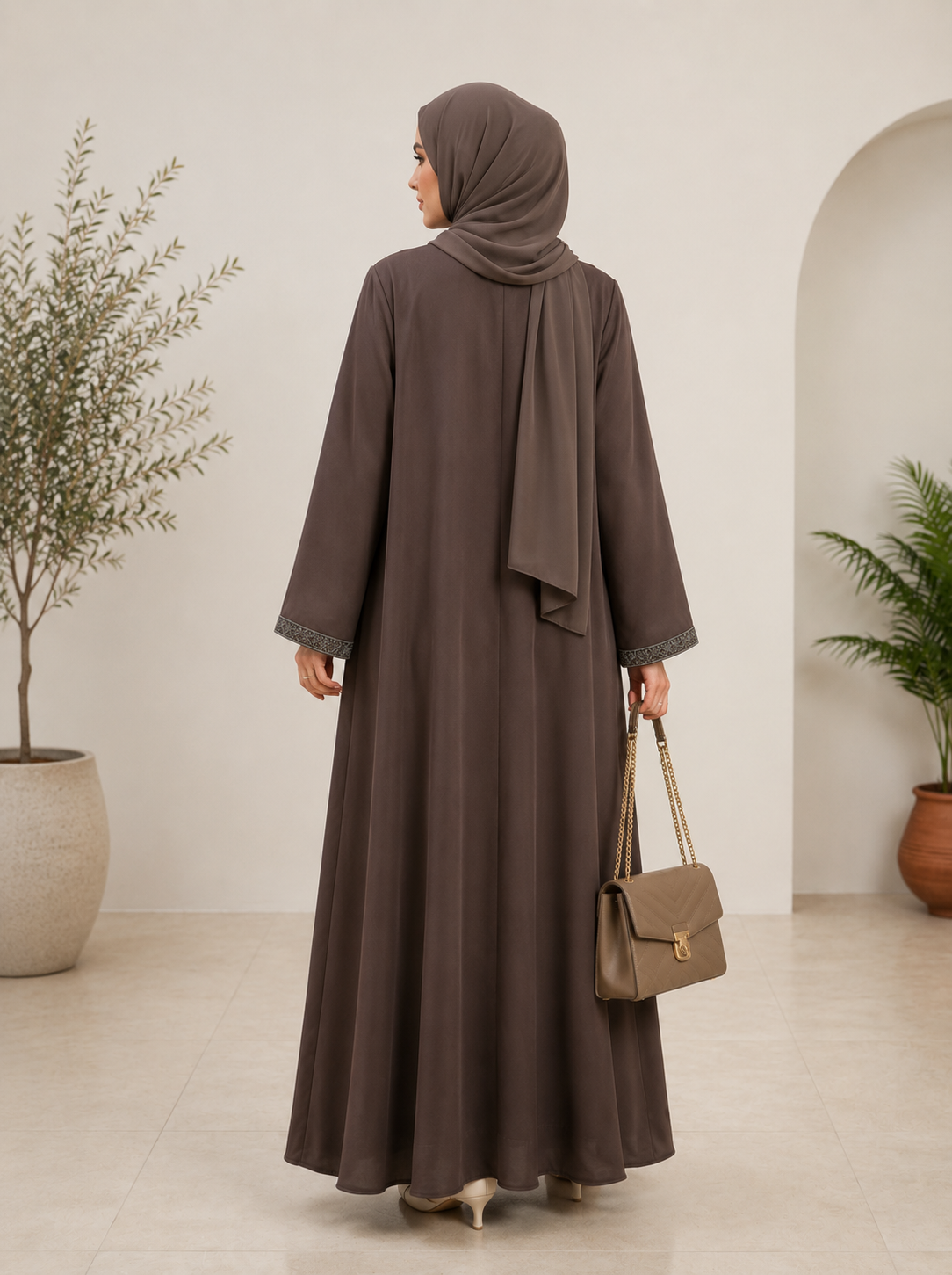Luxury Cotton Modest Abaya