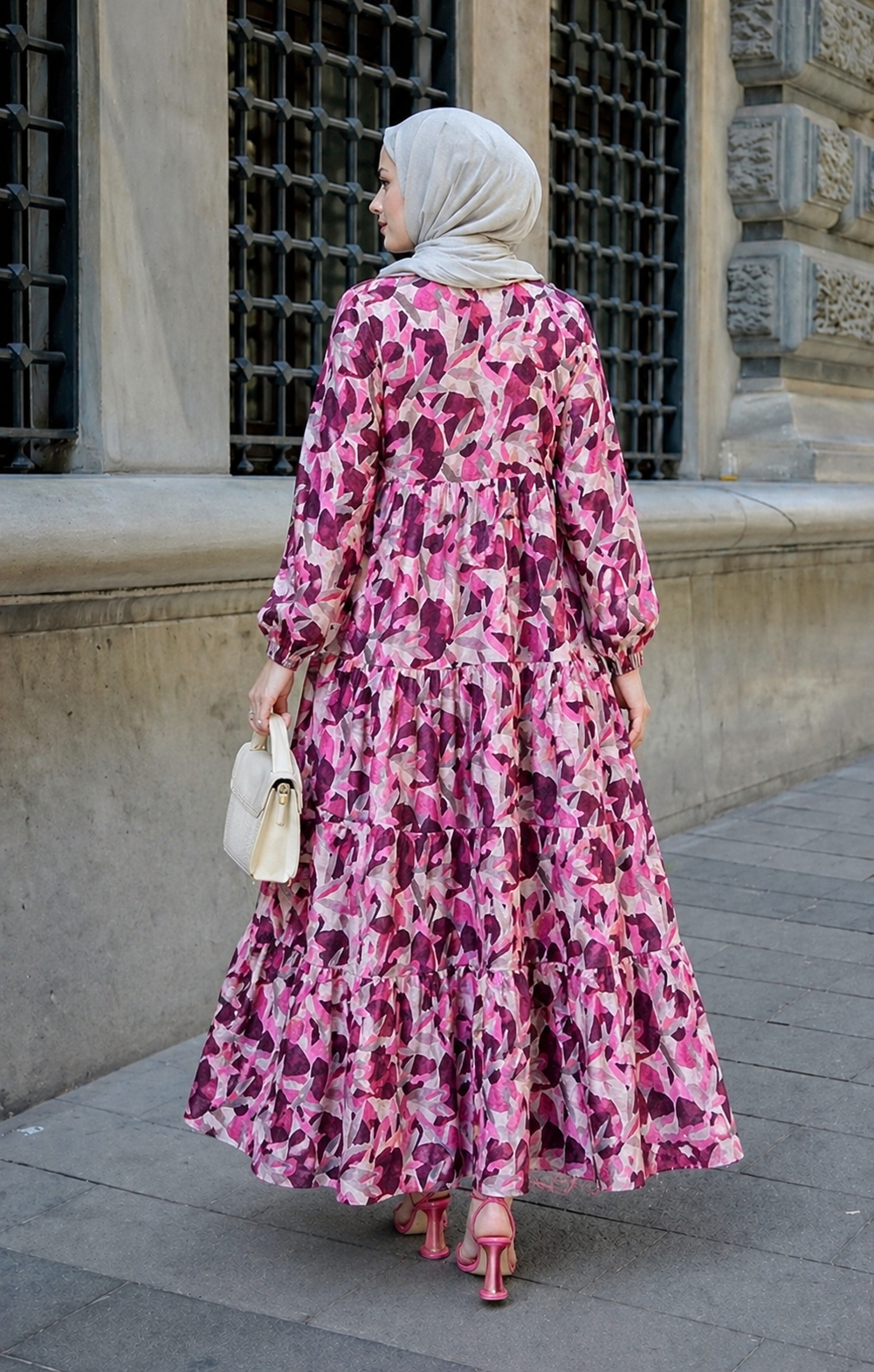 Floral Maxi Dress – Pink Bloom