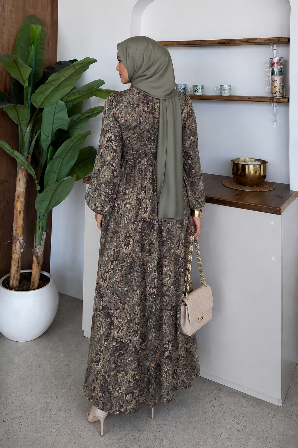 Elegant Chiffon Maxi Dress