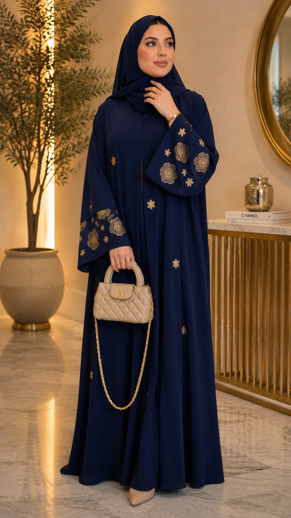 Premium Embroidered  Abaya