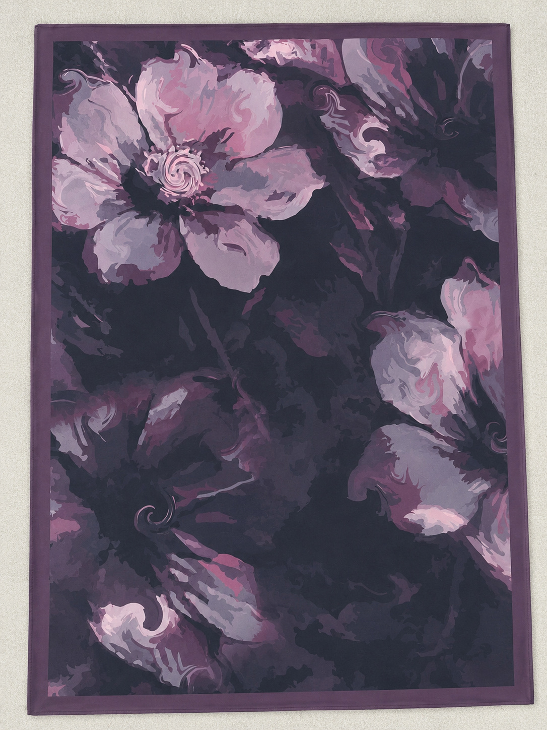 Midnight Bloom Premium Hijab
