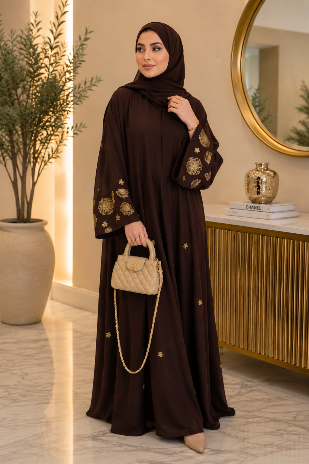 Premium Embroidered  Abaya